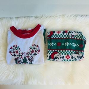 Disney Christmas Mickey Mouse pajamas! 🎄